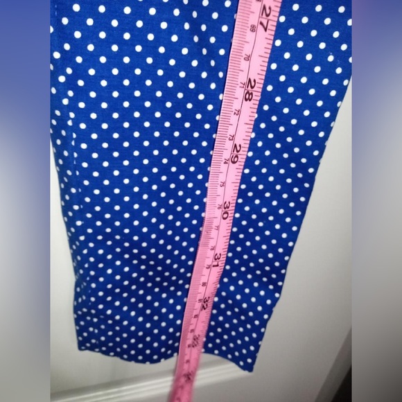 Michael Kor Blue and white polka dot capri pants - Picture 5 of 5